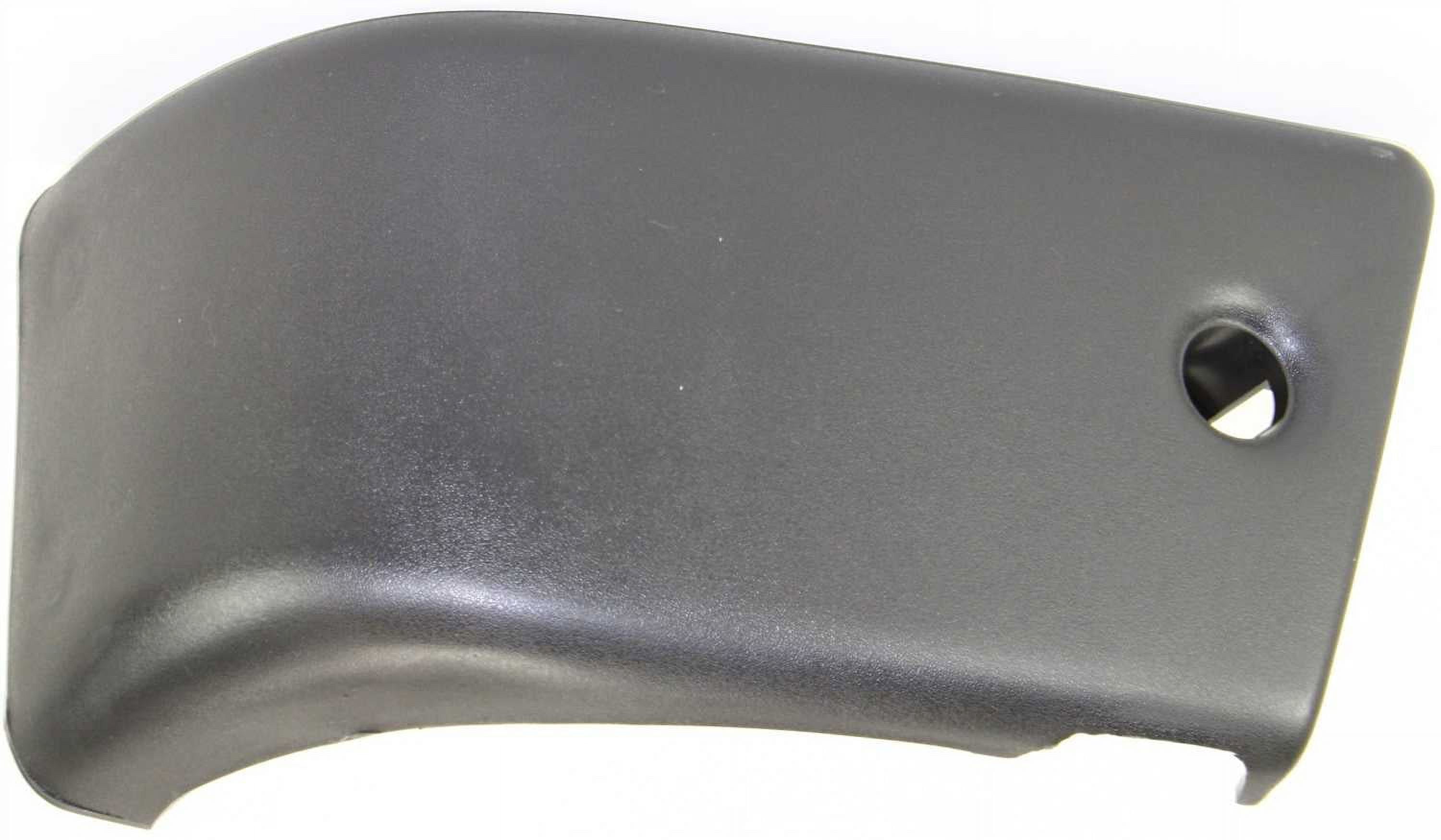 AMPLETHINK Front Left Driver Side Bumper End Cap For 1984-1988 Toyota Pickup & 4Runner (Black)