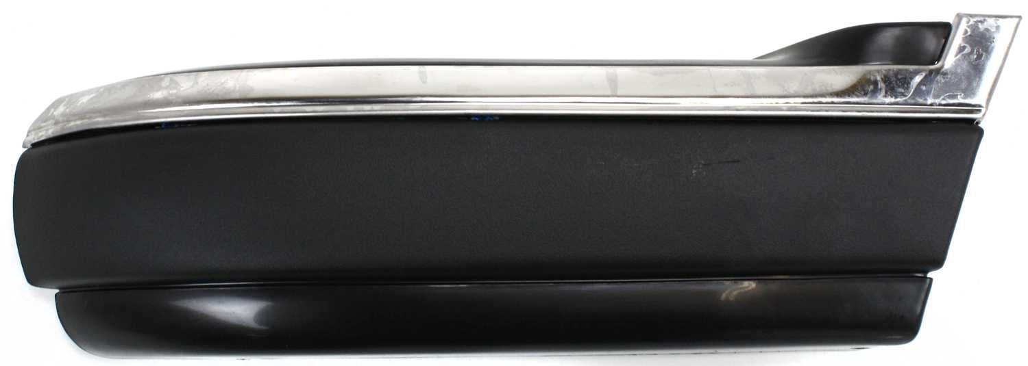 Bumper End Compatible With 1994-1997 Chevrolet S10 GMC Sonoma Front, Left Driver Plastic Primed