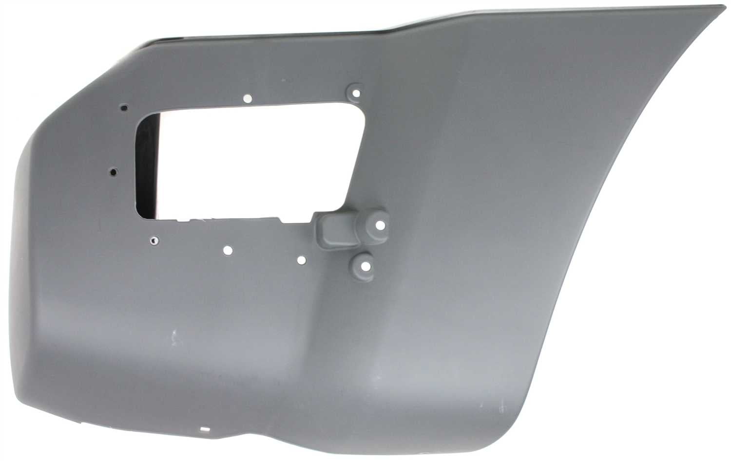 Bumper End Compatible With 2005-2015 Nissan Xterra Rear, Right Passenger Plastic Textured CAPA Certified