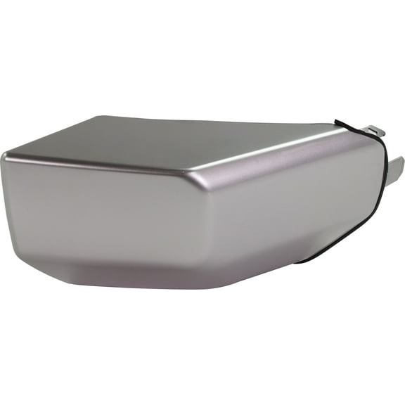 Bumper End Compatible with Toyota FJ Cruiser 2007 RH Side Pad Painted Silver To 12-2006