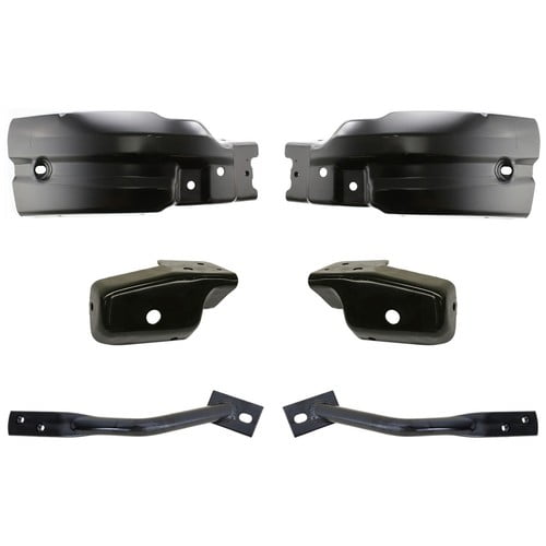 Bumper Face Bar Bracket Retainer Mounting Brace Front Driver & Passenger Side