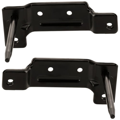 Bumper Face Bar Brackets Retainer Mounting Braces Set of 2 Left & Right Pair