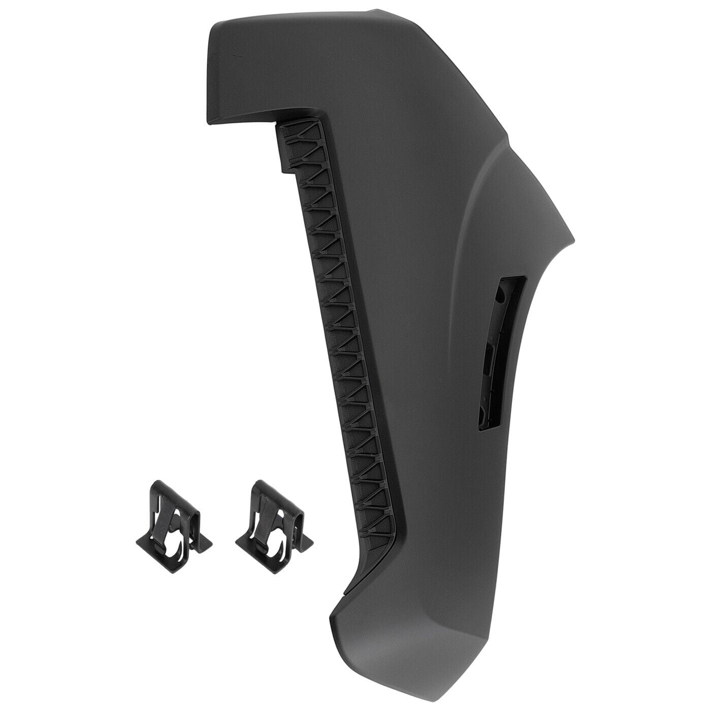 NISSAN FRONTIER FRONT BUMPER SIDE COVER LEFT (Driver Side) PRIMED (PRO-X/PRO-4X) OEM#620199BU0D