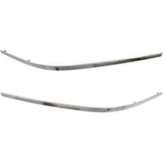 Bumper Face Bar Trim Front Driver & Passenger Side Outer For Mercedes-Benz