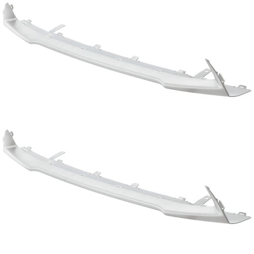 Bumper Face Bar Trims Molding Step Pads Set of 2 Front Driver & Passenger Pair
