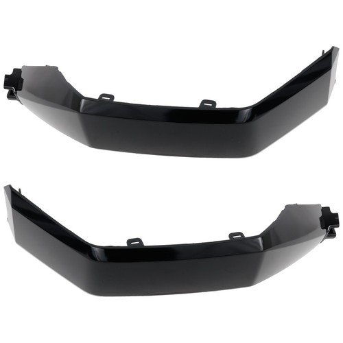 Bumper Face Bar Trims Molding Step Pads Set of 2 Front Driver & Passenger Pair