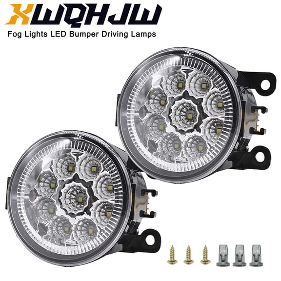 Bumper Fog Lights Driving Lamps + Bulbs Complete Kit Fit For Acura Rdx 2010-2018