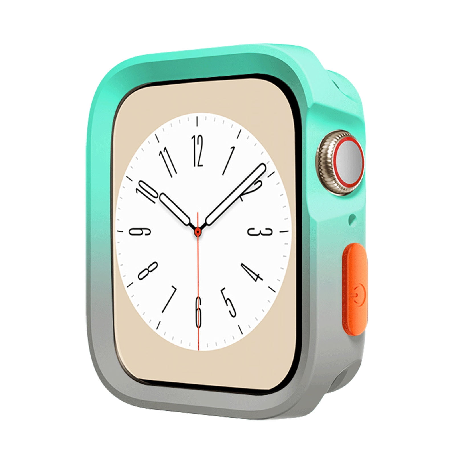 Bumper Frame Case for Apple Watch Series 6/5/4/SE 44mm, Thin Soft TPU