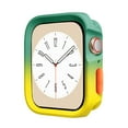thumbnail image 1 of Bumper Frame Case for Apple Watch Series 9/8/7 45mm, Thin Soft TPU Shockproof Edge Gradient Cover Bumper Protective Case for iWatch Series 9/8/7 45mm (No Screen Protector) , Greenyellow, 1 of 6
