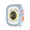 thumbnail image 1 of Bumper Frame Case for Apple Watch Ultra 2/1 49mm, Thin Soft TPU Shockproof Edge Gradient Cover Bumper Protective Case for iWatch Ultra 2/1 49mm (No Screen Protector) , Skyblue, 1 of 6