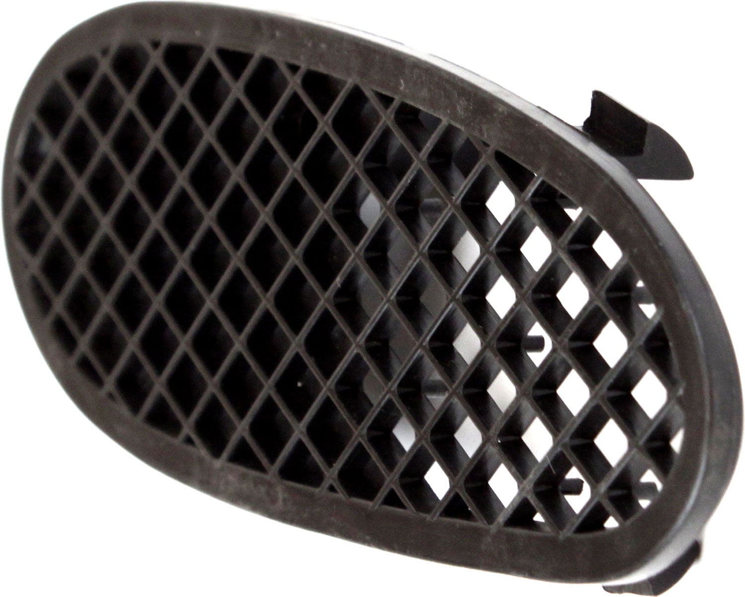 Bumper Grille Compatible With 2001-2002 Mercedes Benz S430 S500 Front, Right Passenger Side, Outer Black