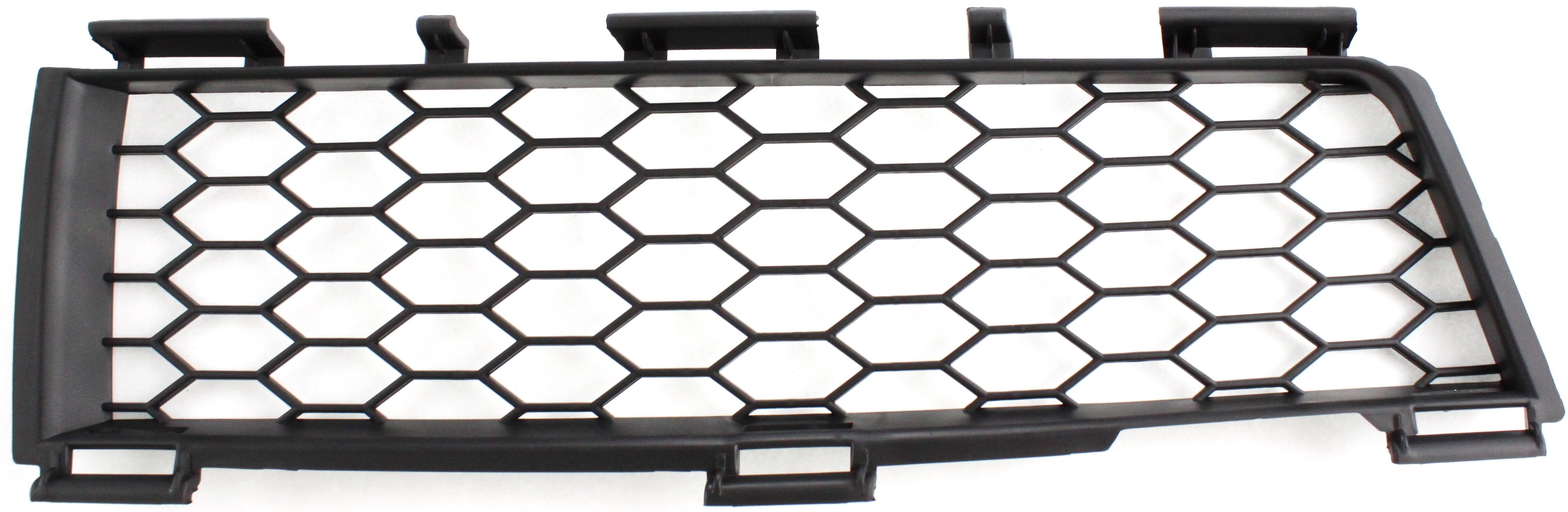Bumper Grille Compatible With 2003-2004 Pontiac Vibe Front, Right Passenger Textured Black