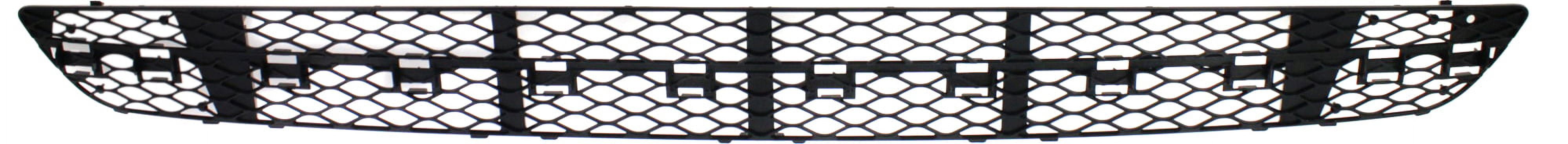Bumper Grille Compatible With 2003-2006 Mercedes Benz E320 2005-2006 E500 Front, Center Black