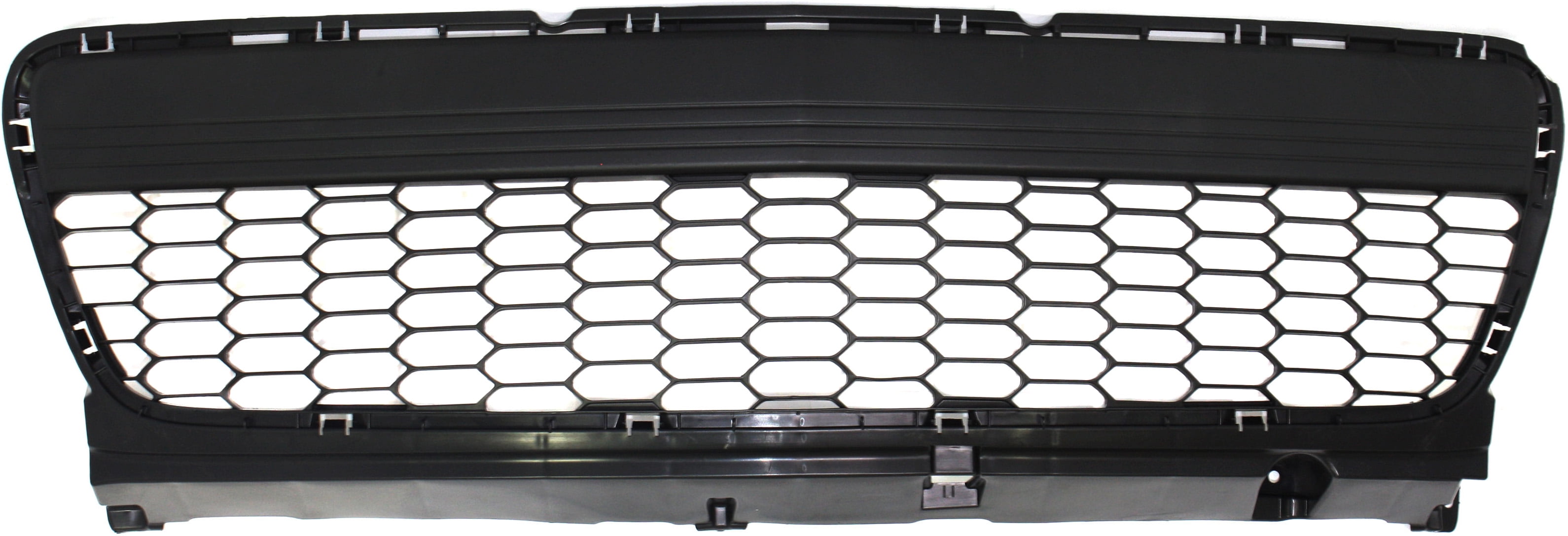 Bumper Grille Compatible With 2007-2009 Mazda 3 Front Textured Black