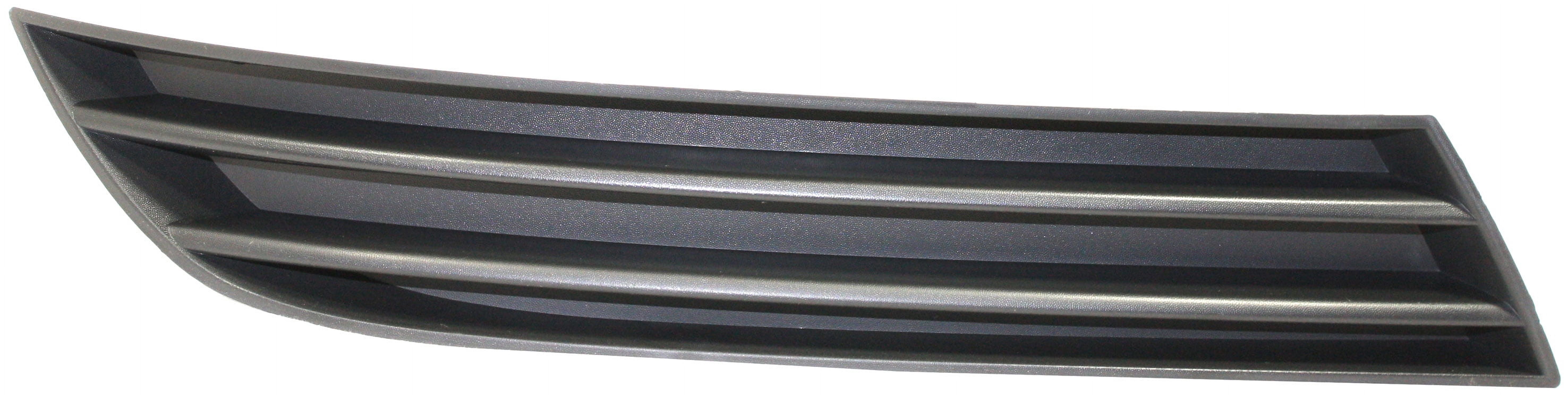 Bumper Grille Compatible With 2007-2009 Saturn Aura Front, Right Passenger Side, Outer Black