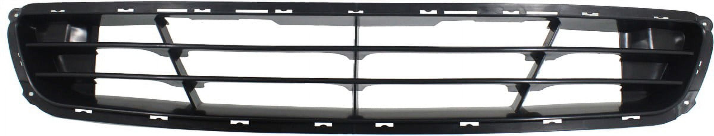 Bumper Grille Compatible With 2009-2010 Hyundai Genesis Front, Lower Black