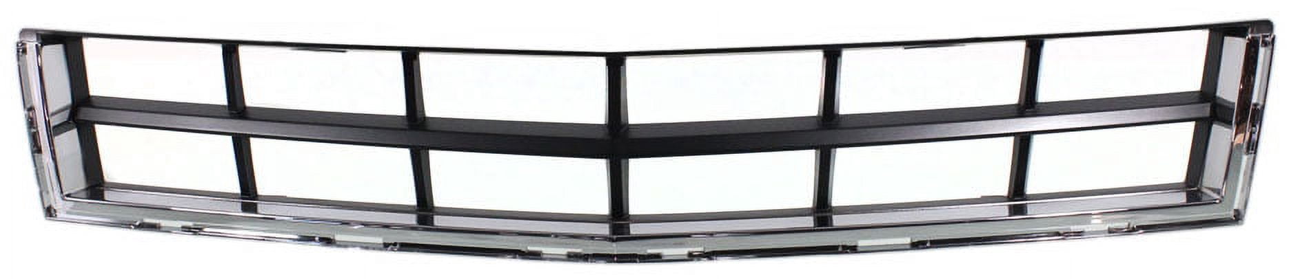 Bumper Grille Compatible With 2010-2012 Cadillac SRX Front Textured Gray
