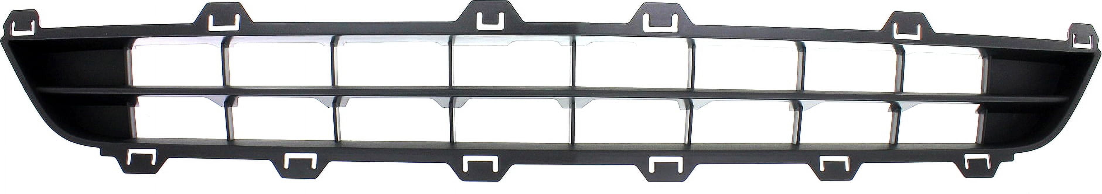 Bumper Grille Compatible With 2010-2012 Lincoln MKZ Front Textured Black
