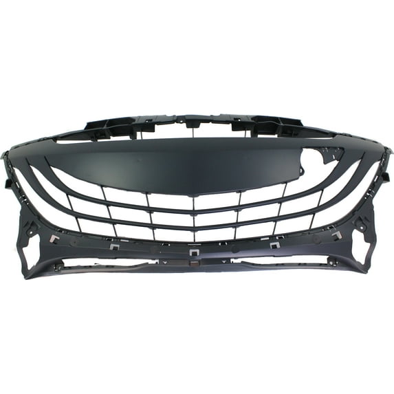 Bumper Grille Compatible With 2010-2012 Mazda 3 Front, Lower Black
