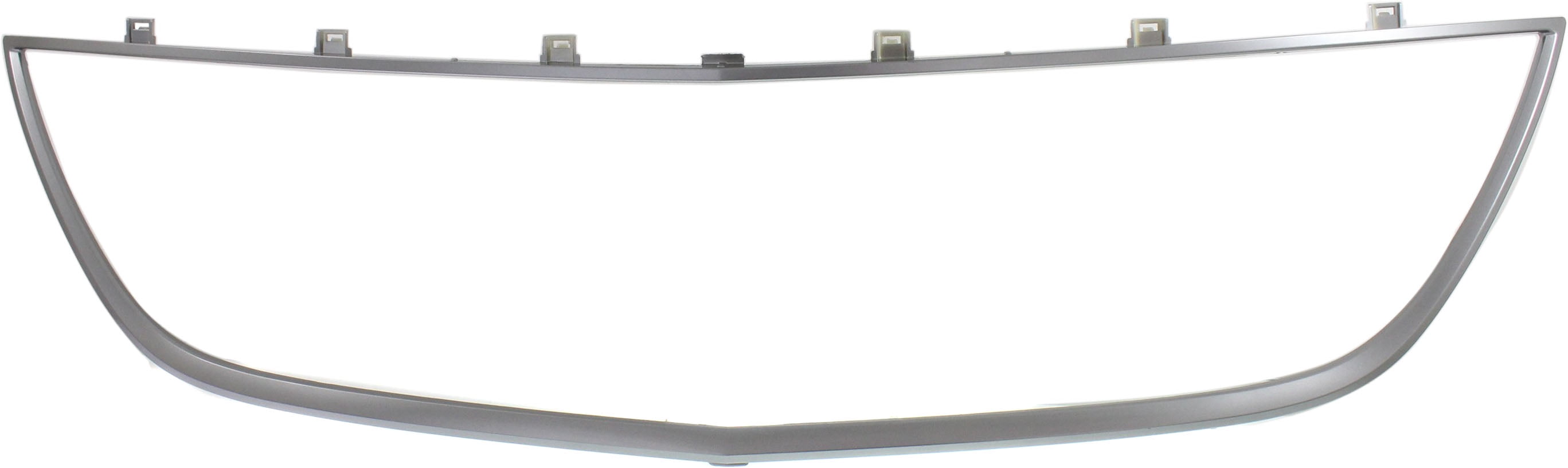 Bumper Grille Compatible With 2010-2012 Mazda CX-7 Front Silver