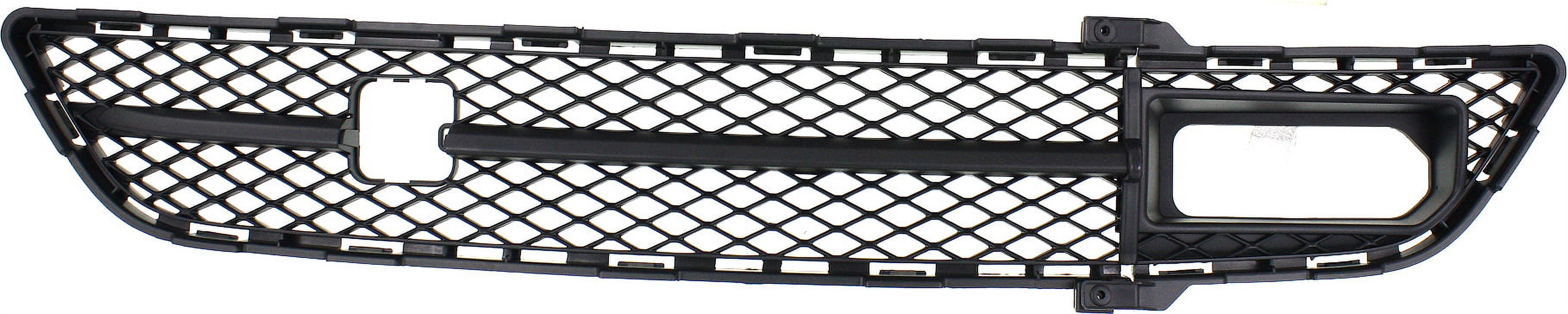 Bumper Grille Compatible With 2010-2013 Infiniti G37 Front, Center Textured Black