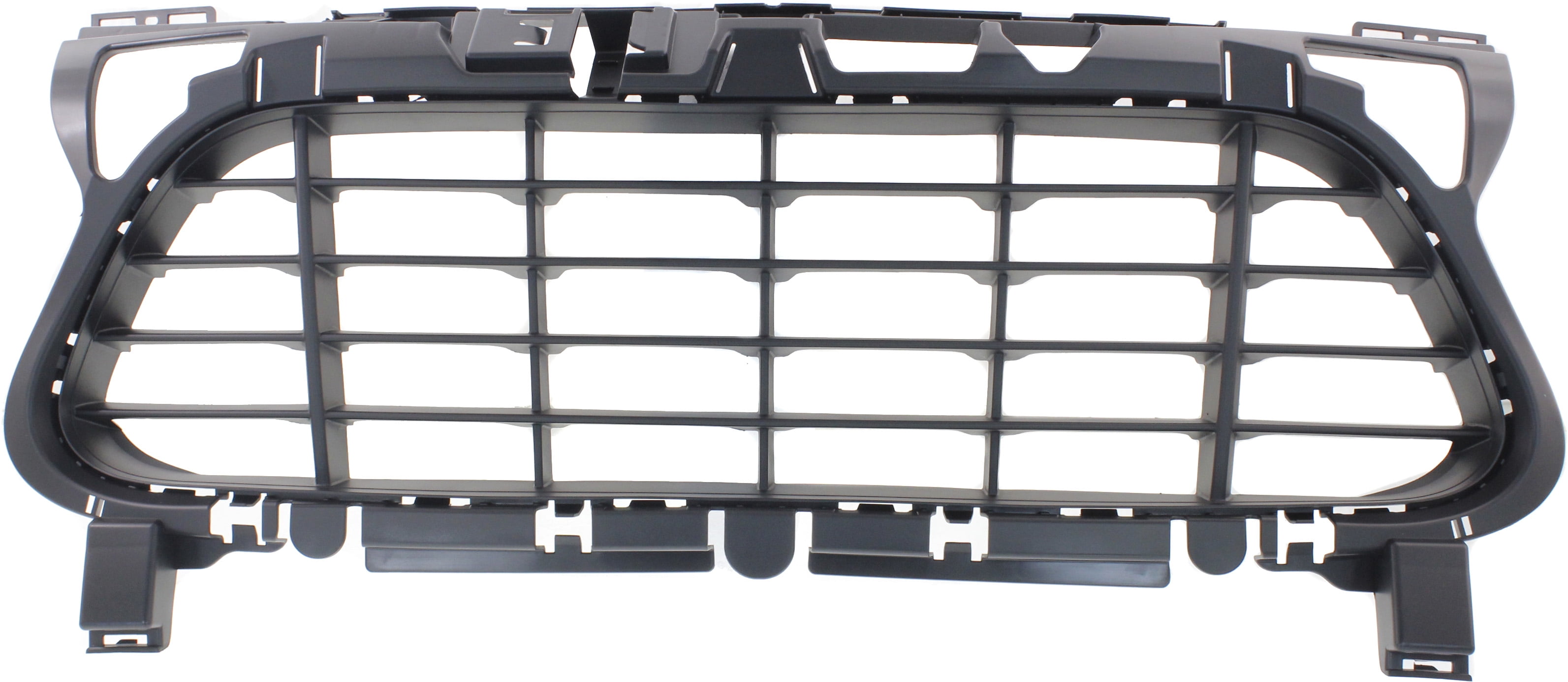 Bumper Grille Compatible With 2011-2014 Porsche Cayenne Front Textured Black
