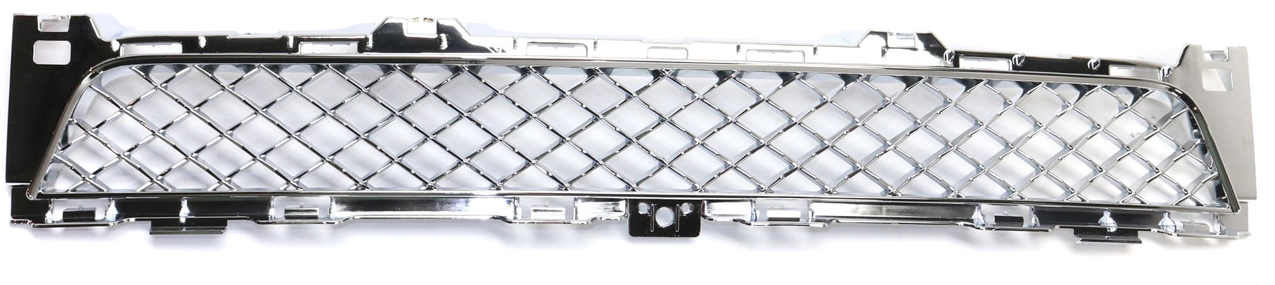 Bumper Grille Compatible With 2011-2015 Jaguar XJ 2014-2015 XJR Front, Center Chrome