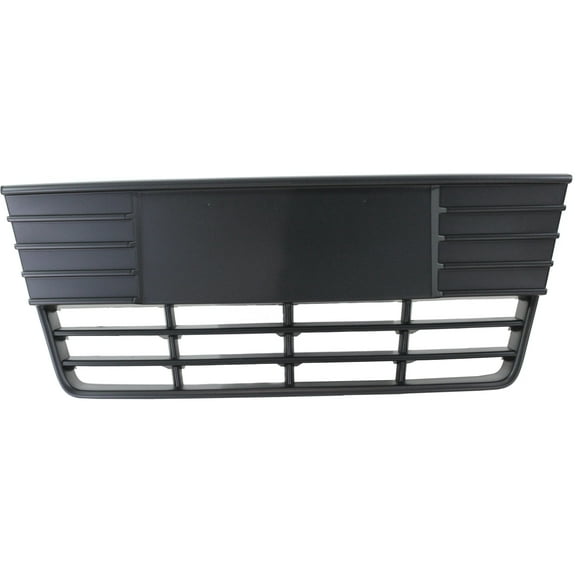 Bumper Grille Compatible With 2012-2014 Ford Focus Front, Center Gloss Black
