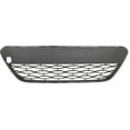 thumbnail image 1 of Bumper Grille Compatible With 2012-2015 Kia Rio Front, Center, Lower Textured Gray, 1 of 3