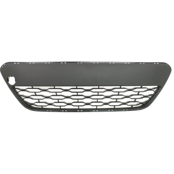 Bumper Grille Compatible With 2012-2015 Kia Rio Front, Center, Lower Textured Gray
