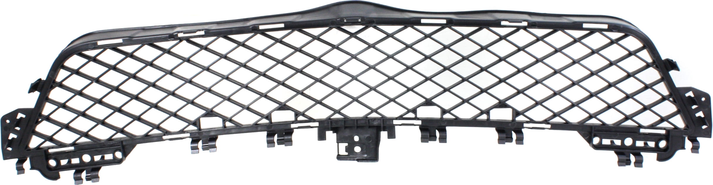 Bumper Grille Compatible With 2012-2015 Mercedes Benz C250 2012-2014 C300 Front, Center Black