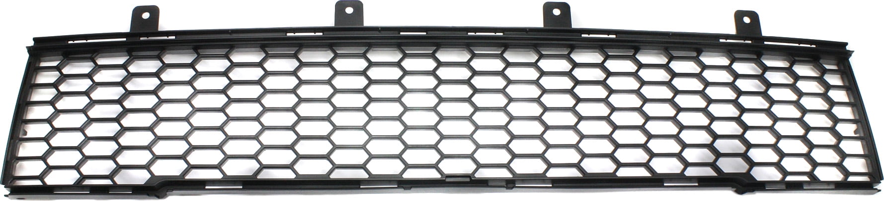 Bumper Grille Compatible With 2012-2017 Fiat 500 Front, Lower Textured Gray