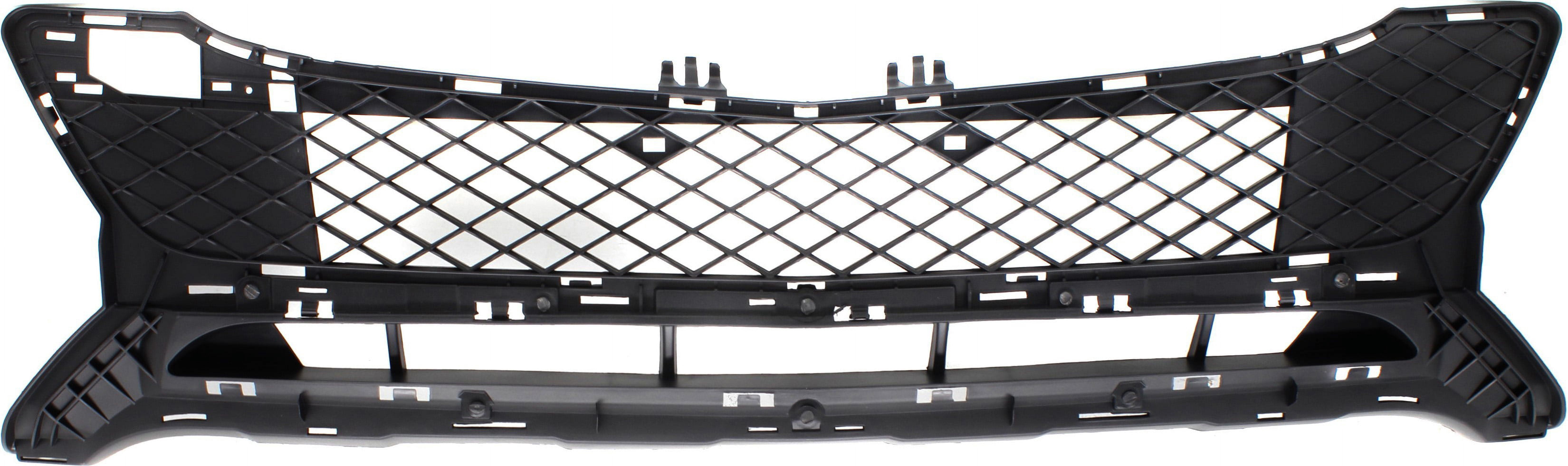 Bumper Grille Compatible With 2013-2015 Mercedes Benz GLK250 GLK350 Front, Center Textured Black