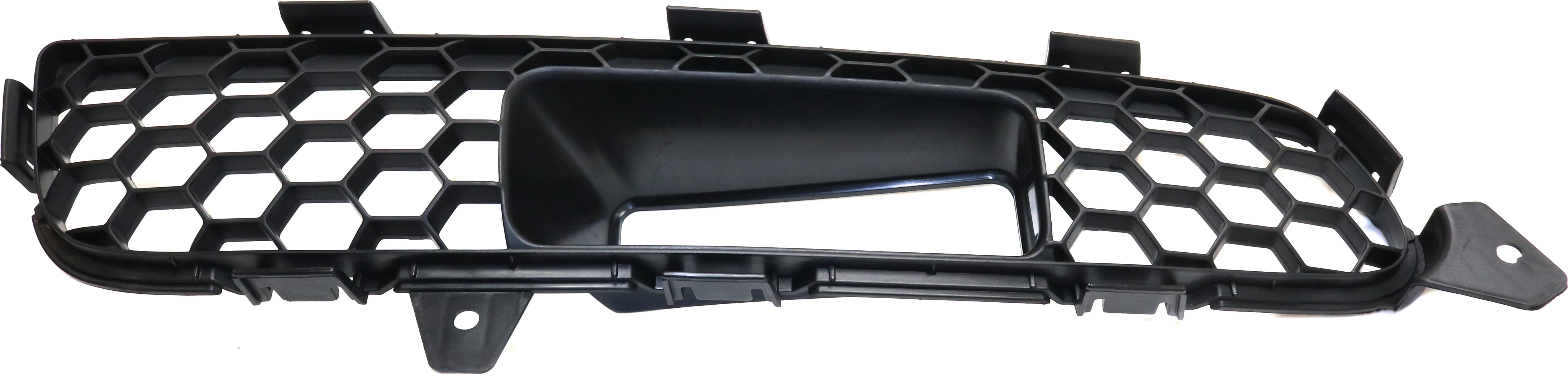 Bumper Grille Compatible With 2014-2015 Infiniti QX50 2008-2012 EX35 Front, Left Driver Textured Black