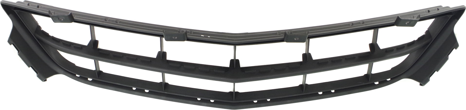 Bumper Grille Compatible With 2014-2016 Acura MDX Front Textured Black