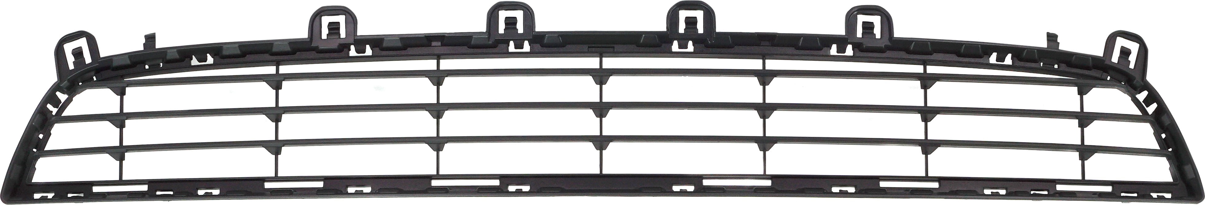 Bumper Grille Compatible With 2014-2018 BMW X5 Front, Center, Lower Textured Black