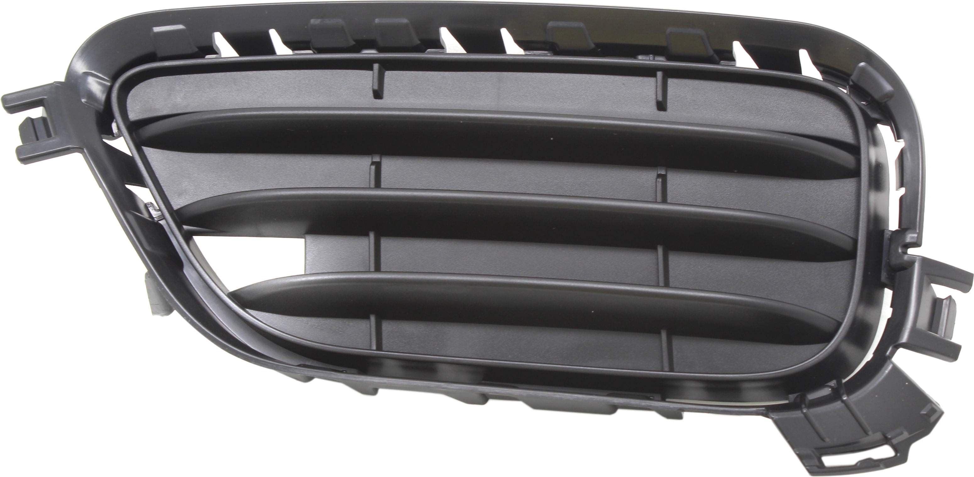 Bumper Grille Compatible With 2015-2017 BMW X3 Front, Left Driver Side, Outer Black