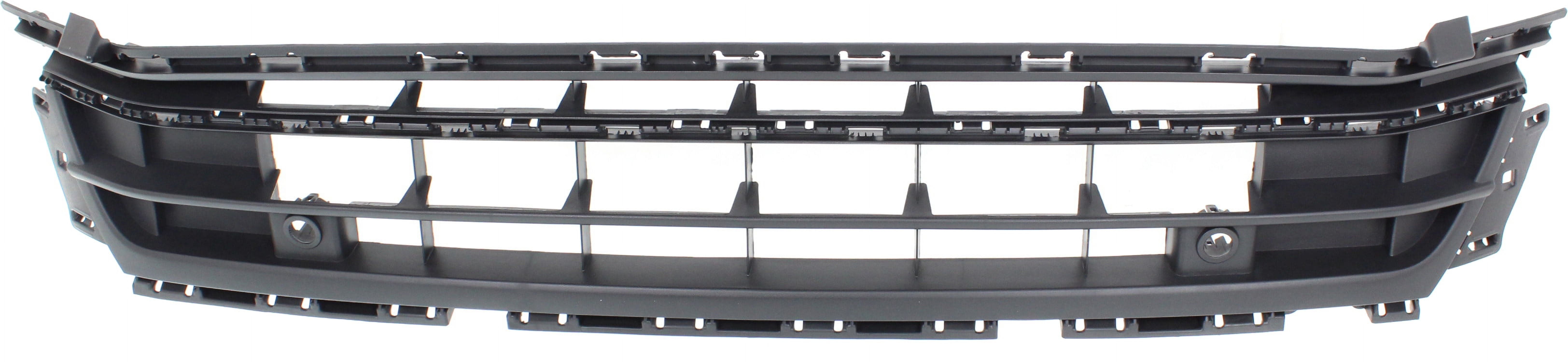 Bumper Grille Compatible With 2015-2018 Volkswagen Jetta Front Textured Black