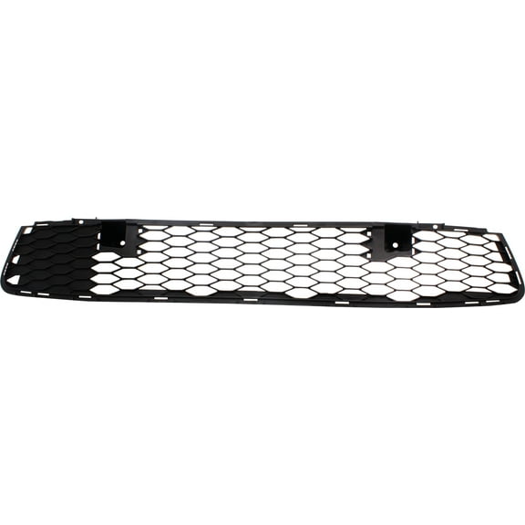 Bumper Grille Compatible With 2016-2017 Mitsubishi Lancer Front Textured Black