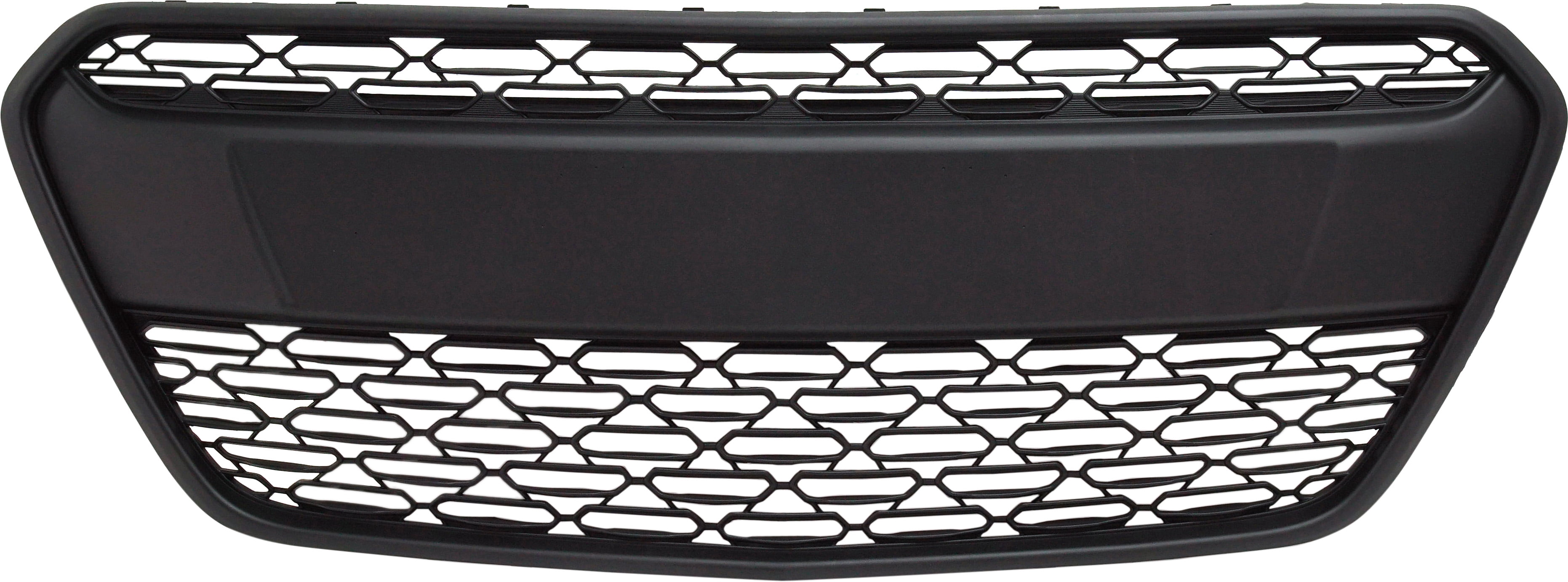 Bumper Grille Compatible With 2016-2018 Chevrolet Spark Front, Lower Textured Dark Gray