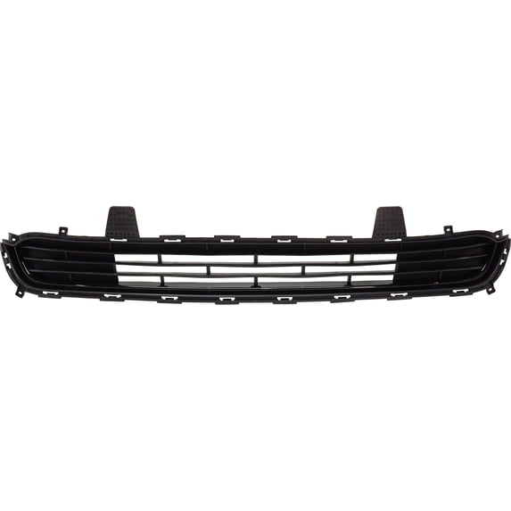 Bumper Grille Compatible With 2016-2018 Kia Optima Front Textured Dark Gray