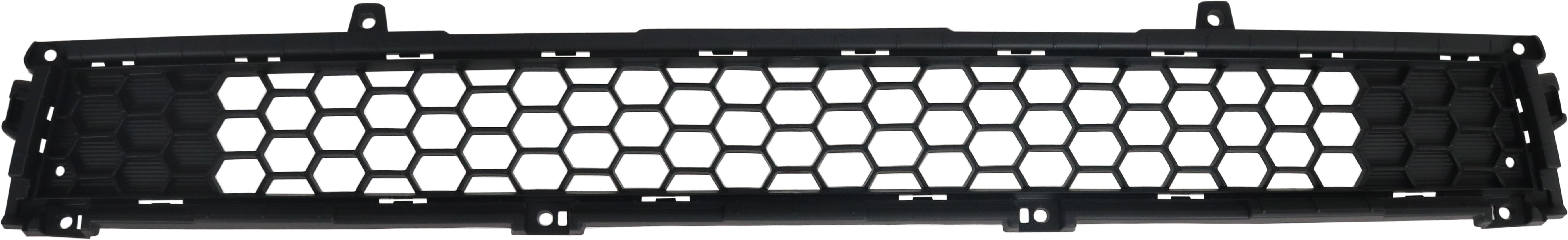 Bumper Grille Compatible With 2017-2019 Kia Soul Front, Lower Textured Dark Gray