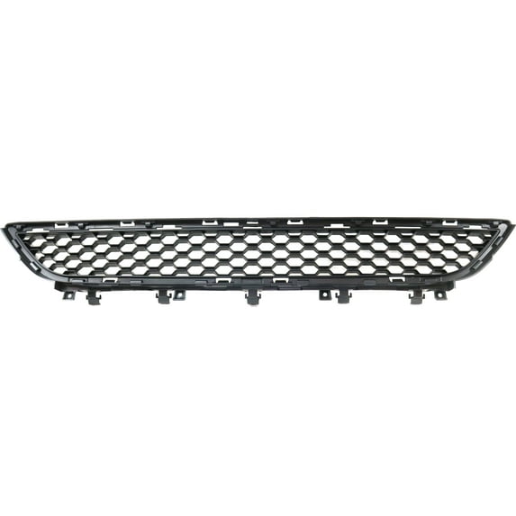 Bumper Grille Compatible With 2017-2020 Jaguar F-Pace Front, Center Textured Black