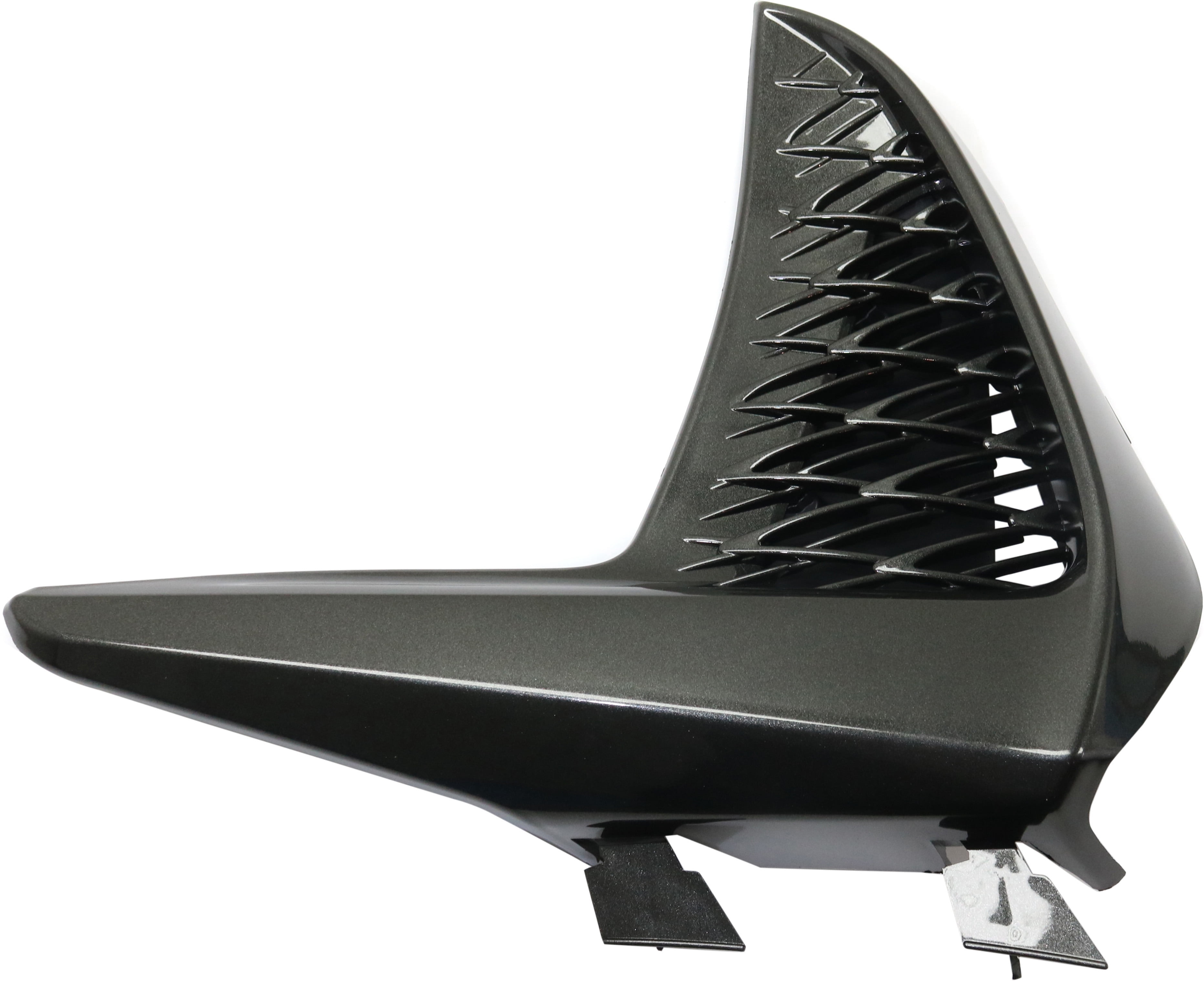 Bumper Grille Compatible With 2017-2020 Lexus IS300 IS350 Front, Left Driver Side, Outer Black