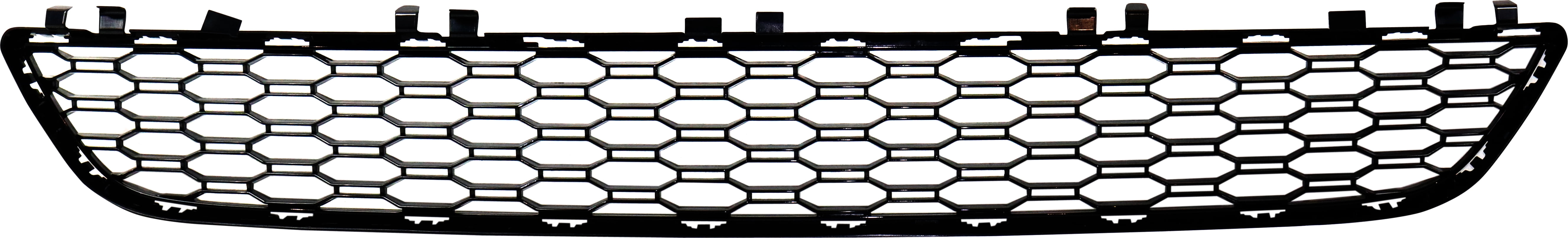 Bumper Grille Compatible With 2017-2021 BMW 530i xDrive Front, Center Black