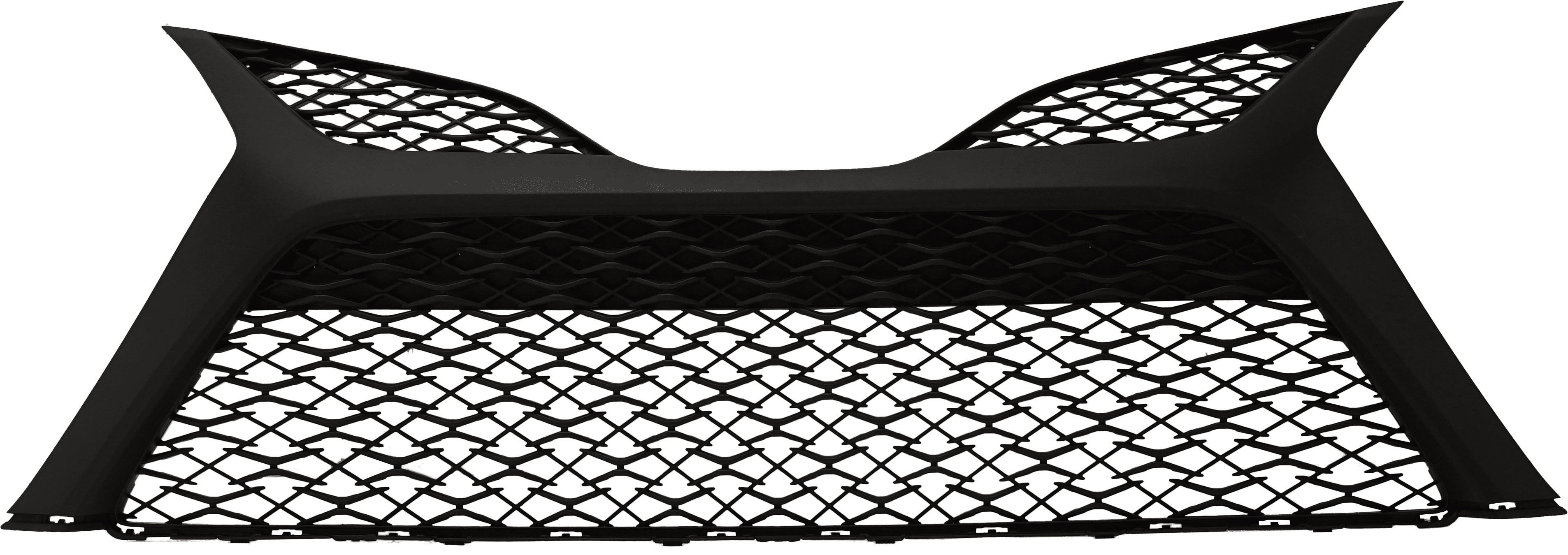 Bumper Grille Compatible With 2018-2020 Toyota Camry Front Textured Dark Gray