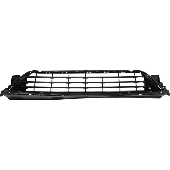 Bumper Grille Compatible with 2017-2019 Infiniti QX30 Front Textured Dark Gray