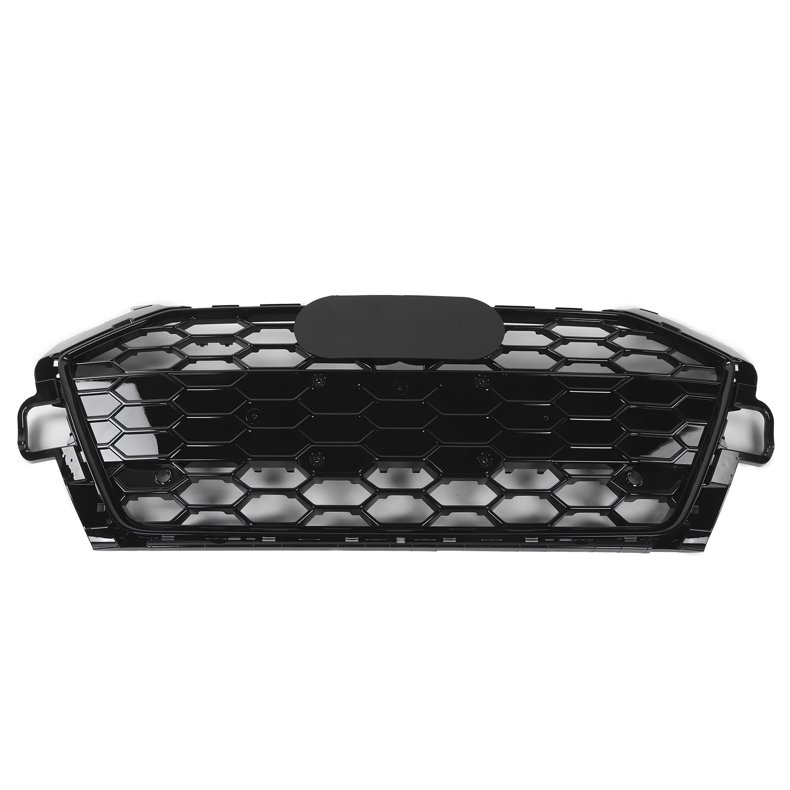 Bumper Grille, Front Bumper Grille Grill Black With Dummy Radar