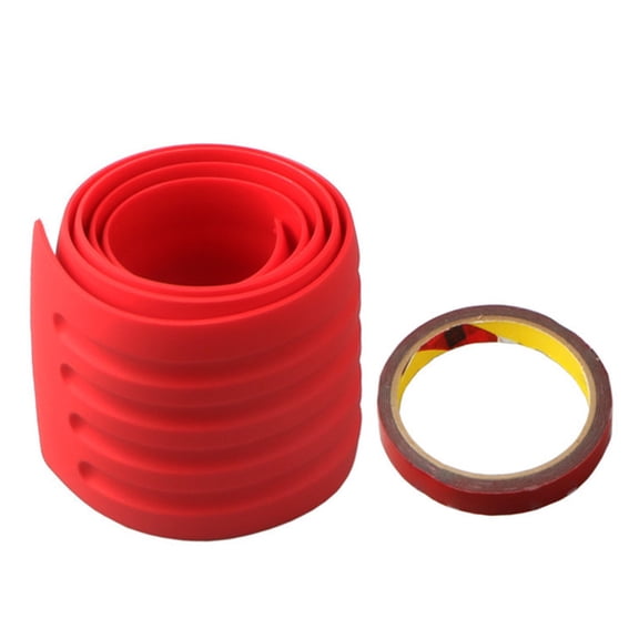 Bumper Guard Rubber Mouldings Pad Trim Covers Rear Door Guard Strips Door Entry Trim Car Trunk Door Sill Protector