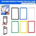 thumbnail image 1 of Bumper Guard for PSA Standard Graded Cards, Shock Absorption Sillcone Bumper Guard Slab Protector, Corner and Edge Protector - 6PACK Blue, 1 of 7